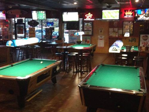 Pool tables at Kiwi's Pub & Grill in Altamonte Springs, FL
