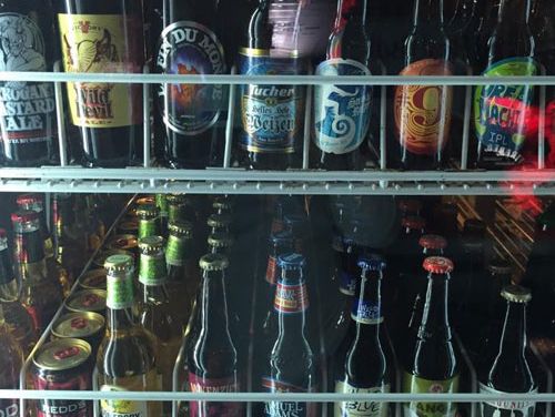 Large selection of beer